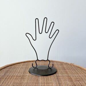 Metal Hand Jewelry Holder Decor Vintage